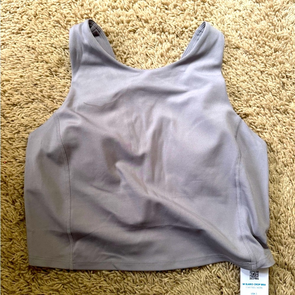 HOKA Elaro Crop Bra NBW SZ. small / color astral (seems like champagne color)